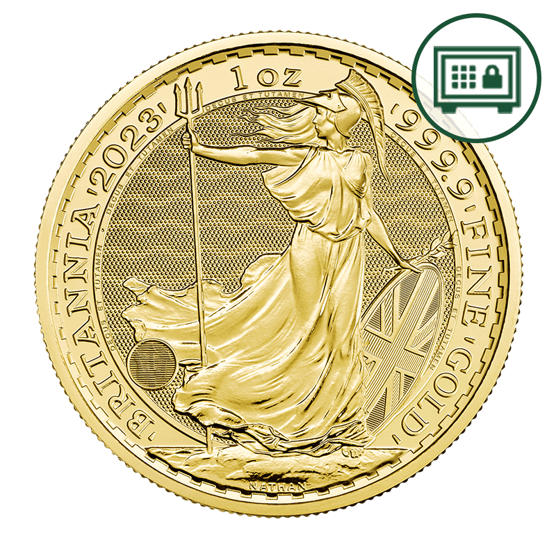 Image pour Pièce d’or Britannia de 1 oz (2023) - Stockage sécurisé à partir de Métaux précieux TD